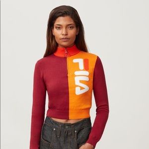 FILA Retro Cropped Sweater